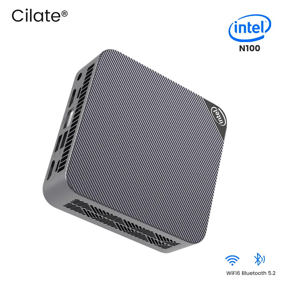 Cilate M710 Intel 12th Gen Mini PC N100 16GB 512GB Desktop Gaming Computer WIFI5 BT4.2 mini pc gamer For Gaming Desktop Computer usb gaming pc microphone streaming podcasts rgb computer condenser desktop dropship