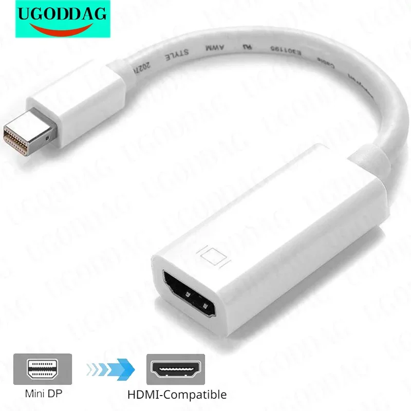 Mini Dp Dispay Port A Hdmi-Adattatore Per Cavo Compatibile Thunderbolt Mini Display Port Display Port A Hdtv Converter Per Mac Pro