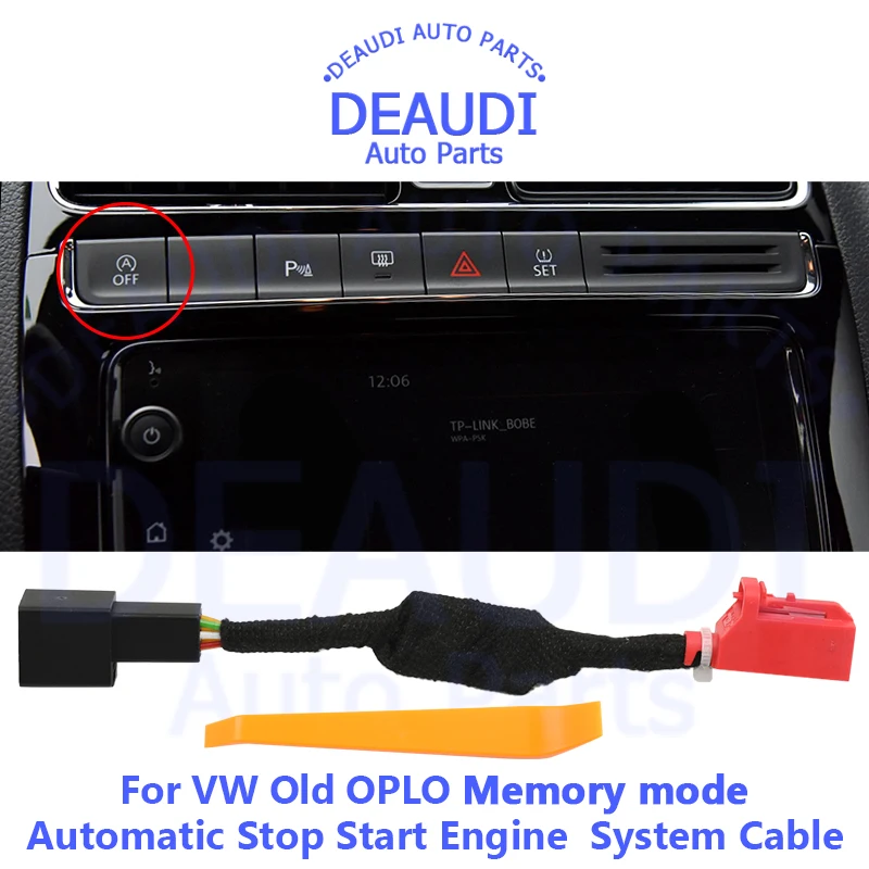 

Car Automatic Stop Start Engine System Off Device Control Sensor Plug Stop Cancel Cable for VW Old POLO Memory Mode