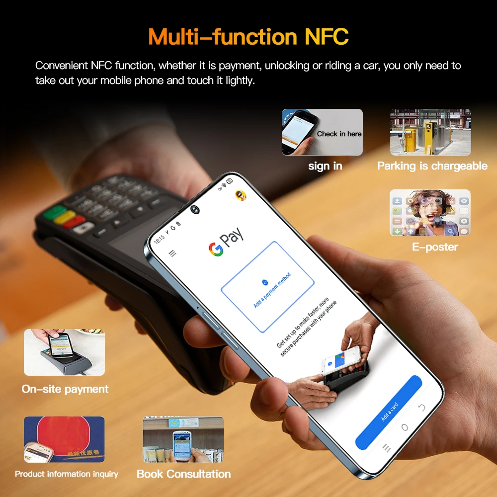 New GT10 Pro Smartphone 5G Mobile Phone 7.3 HD Screen 50MP+108MP 8800Mah Dual Sim Face Unlocked NFC OTG Android Global Version