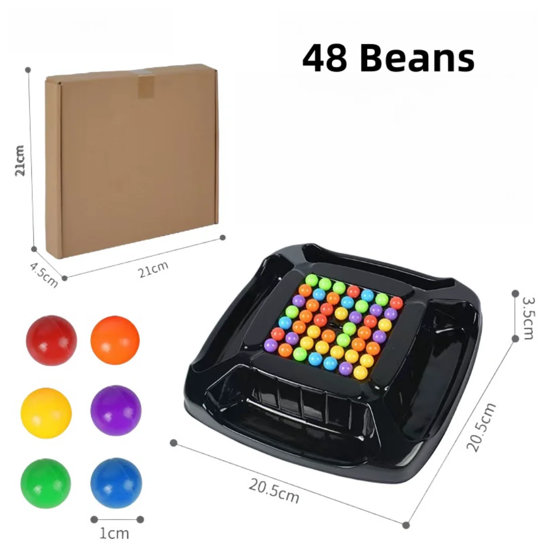 Rainbow Ball Elimination Board Game Kids Educational Toys Parent-Child Interactive Tabletop Puzzle Family Fun Brain Party Games