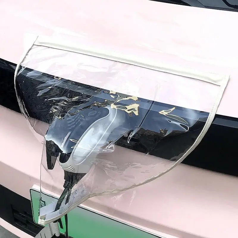 Waterproof Electric Car Charging Port Rain Cover - Outdoor Plug Protection