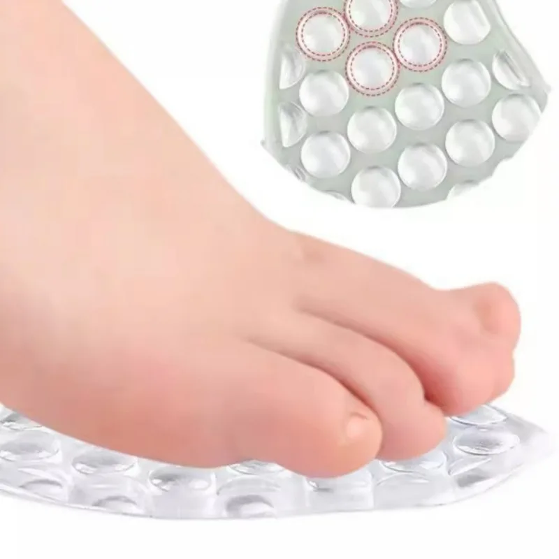 Relieve Pain GEL Forefoot Pad High Heels Reduce Pressure Half Insole Wear Resistant High Elasticity Forefoot Insert