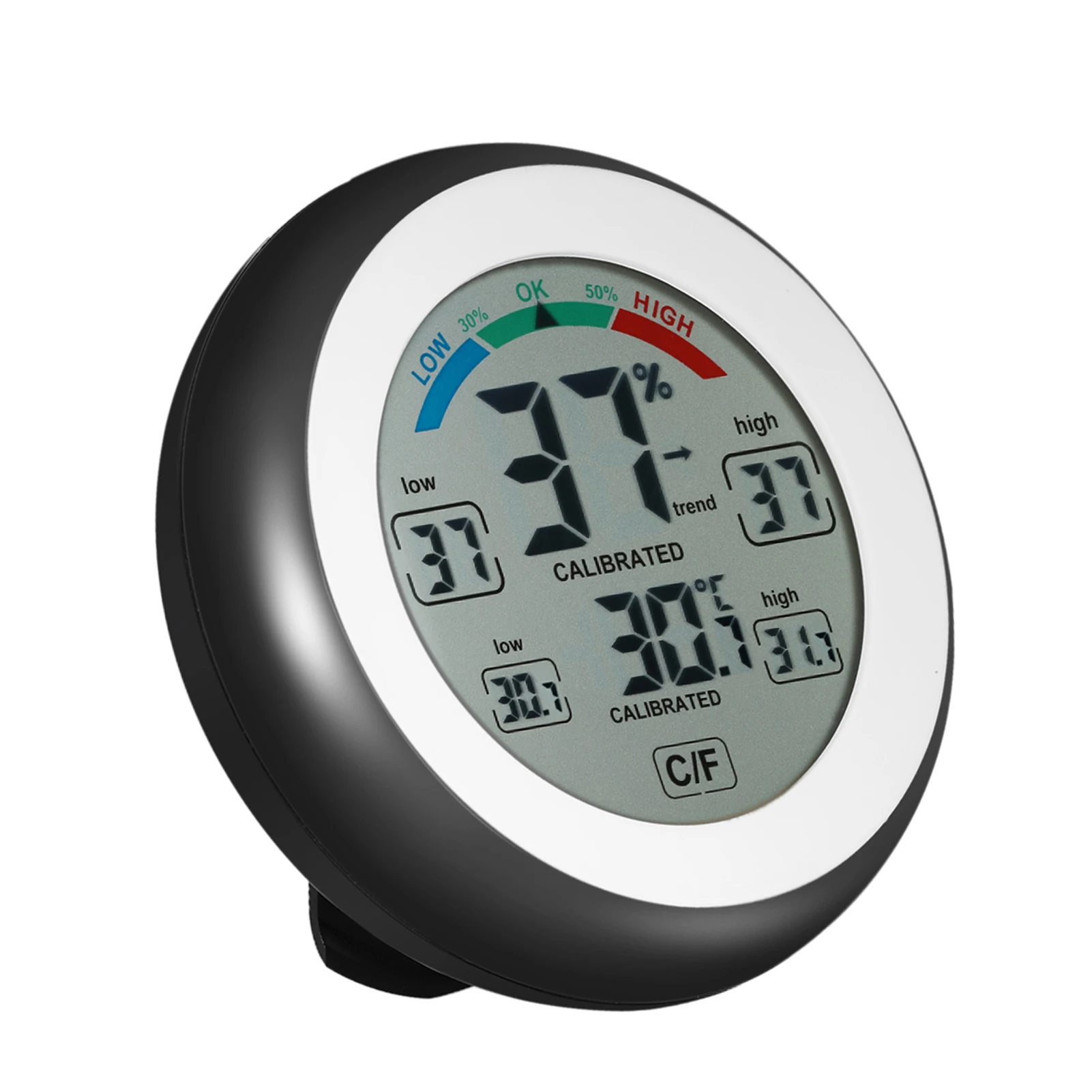 Digital Thermometer Hygrometer Temperature Humidity Meter Max Min Value Trend Display CJ3305F thermometer hygrometer digital thermometer temperature and humidity meter hygrometer thermometer
