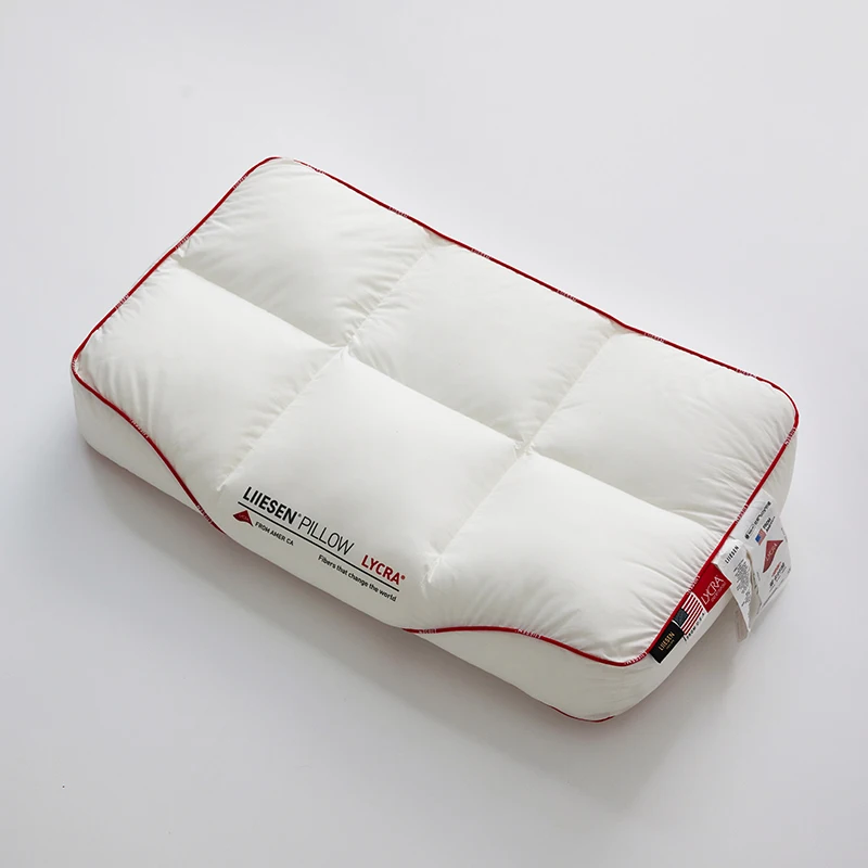 Cotton A-class Lycra Multi Functional Side Sleeper Help Sleep Orthopedic Neck Pillow SPA Pillow For Sleeping 3