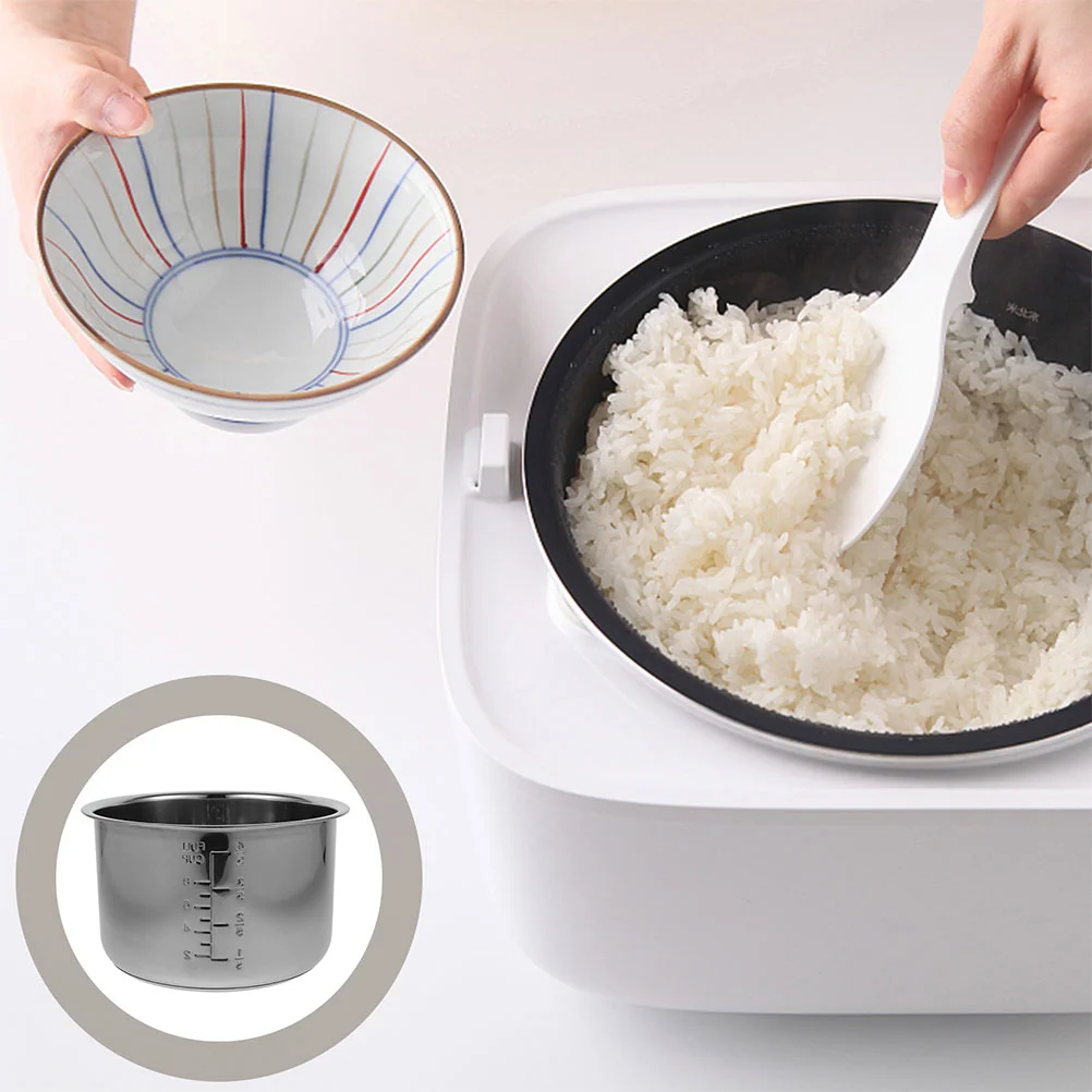 

Rice Cooker Inner Pot 5L Pressure Cooker Liner Replacement Non-Sticks Baking Pot Mixing Meal Prep Bowl Electric Rice