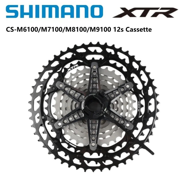 Bicycle Cassette Shimano M6100 M7100 M8100 M8200 M9100 Cassette MS 12 Speed DEORE SLX XT XTR Series 12s 10-51T/10-45T For Mountain Bike Ride Part