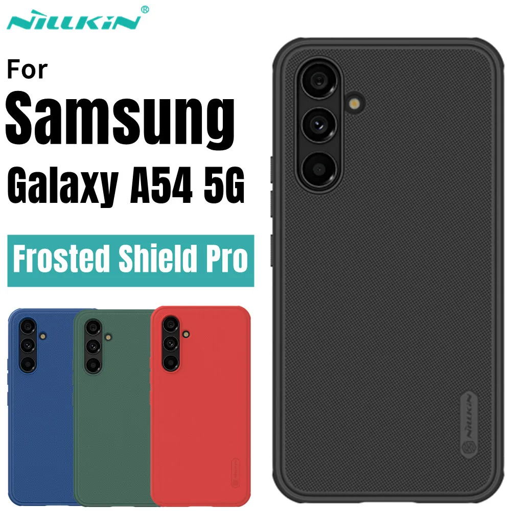 

For Samsung Galaxy A54 Case Nillkin Super Frosted Shield Pro TPU Frame PC Shell Protective Back Cover For Samsung A54 5G Bumper