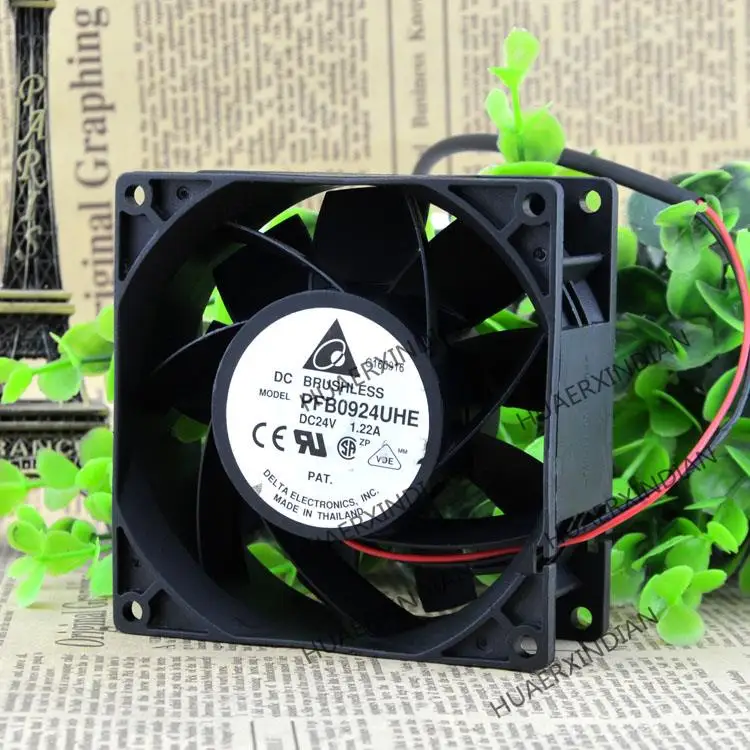 

Новый комплект охлаждающих вентиляторов PFB0924UHE DC24V 1.22A 92*92*38