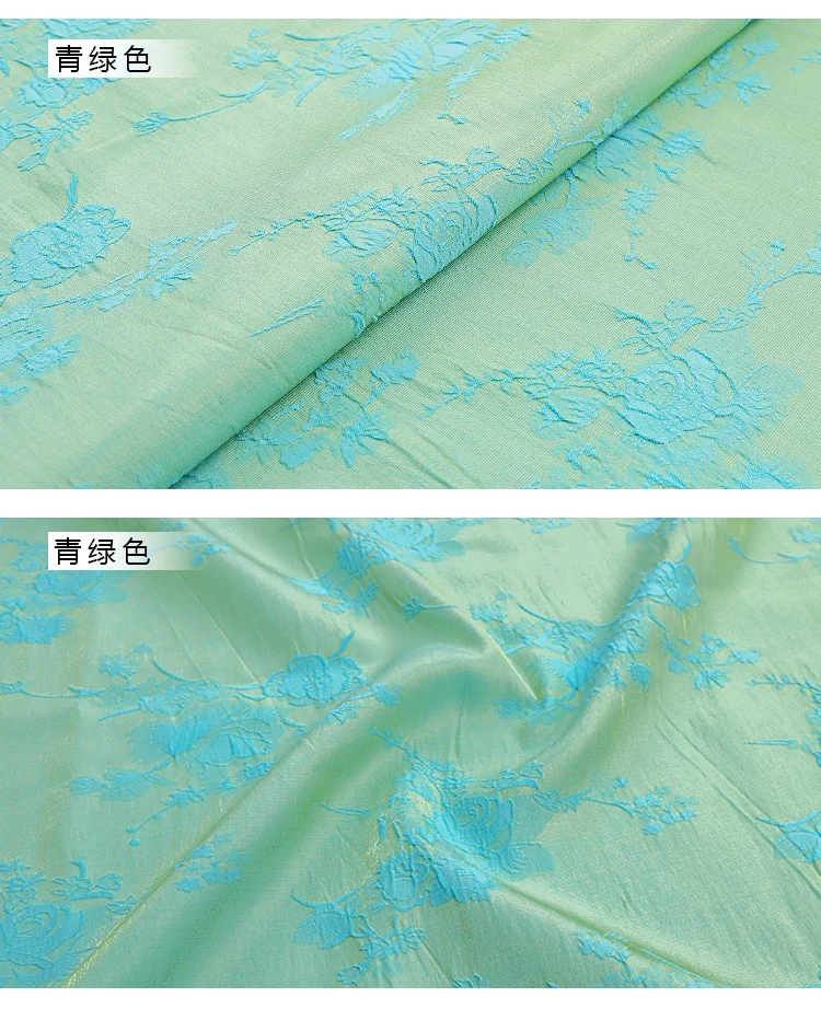 100 x 145 cm, Streaming-Brokat-Jacquard-Brokat-Kleidungsstoffe für die Herstellung von Oberteilen, Cheongsams und Kleidern, handgefertigte DIY-Stoffe – Detail 7