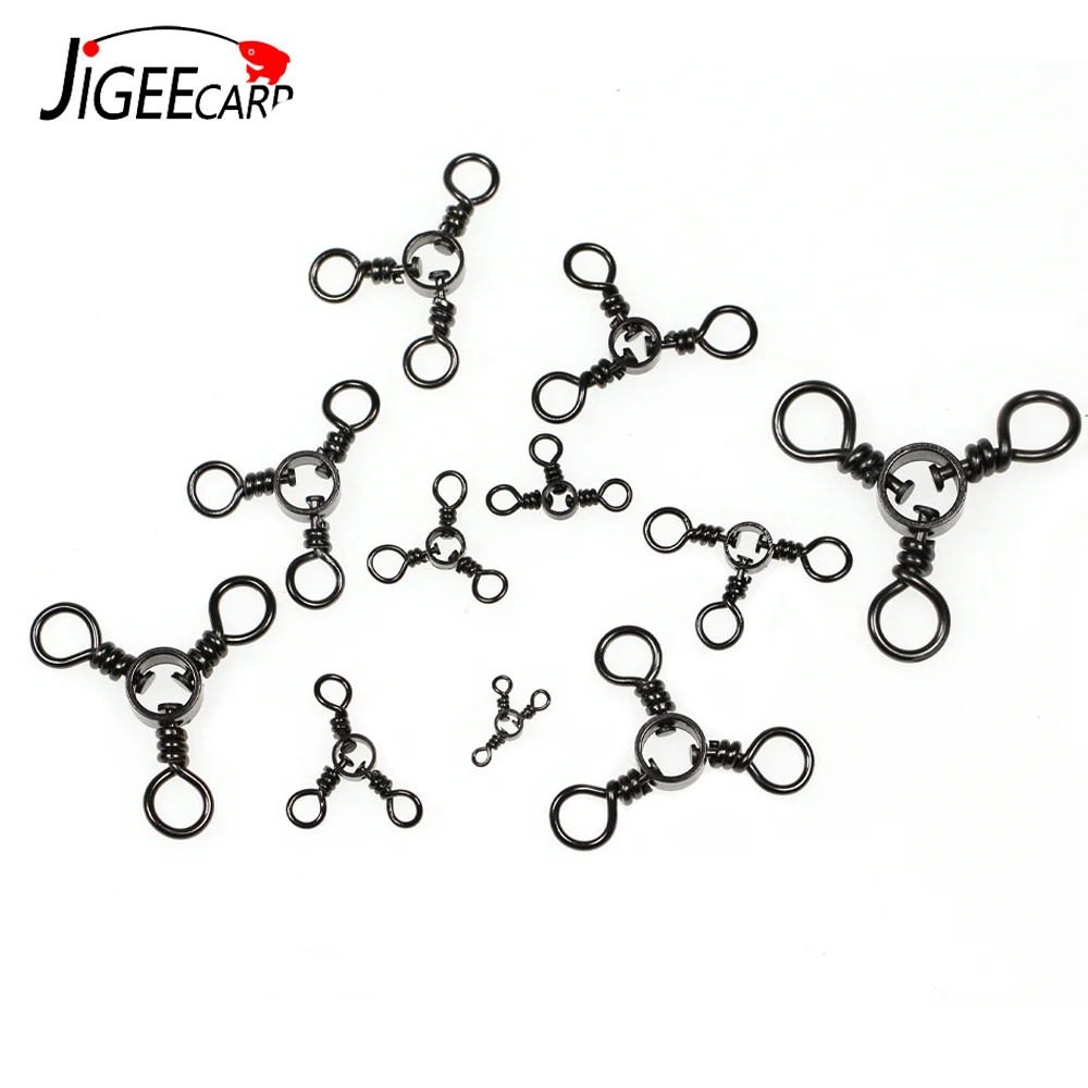 Jigeecarp 20Pc Attrezzatura Da Pesca Girevole A 3 Vie Per Attrezzatura Da Pesca A Traina In Acciaio Inossidabile 30-220Lb Attrezzatura Da Pesca In Nic