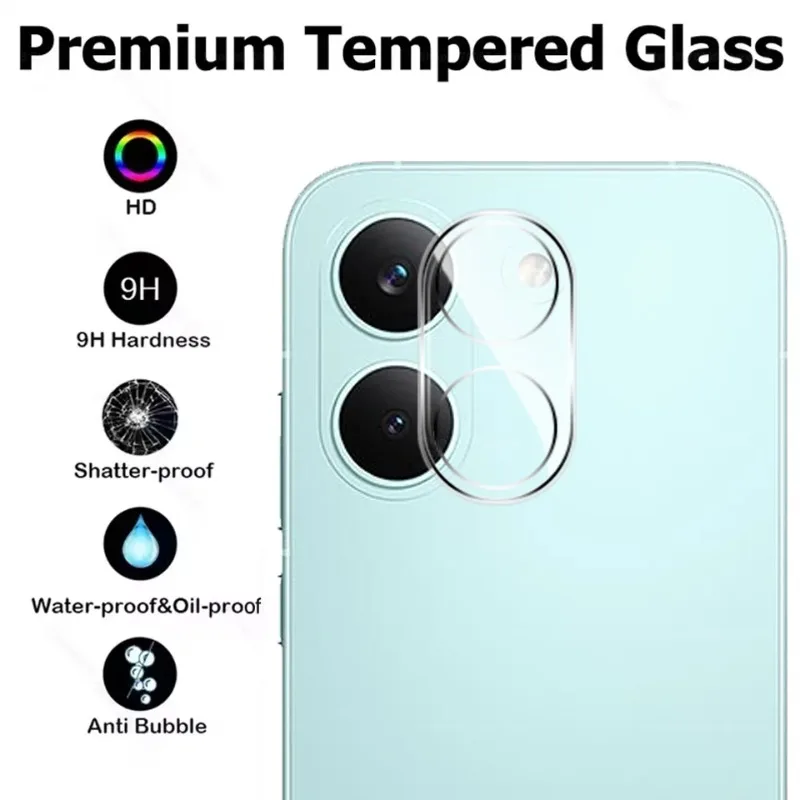 Premium HD Clear Tempered Glass Camera Screen Protector - 3D 9H Transparent Lens Film (1-3 PCS)