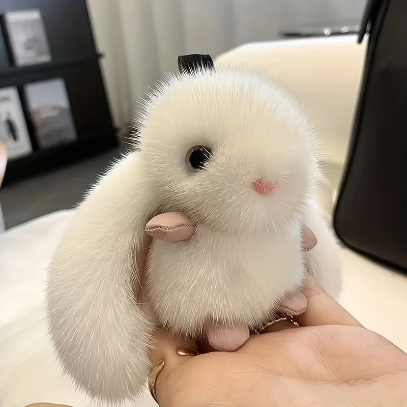 【acme de la vie】 FUZZY RABBIT DOLL KEY RING WHITE FUZZY RABBIT DOLL KEY RING WHITE AU$69.00 | acmé de la vie
