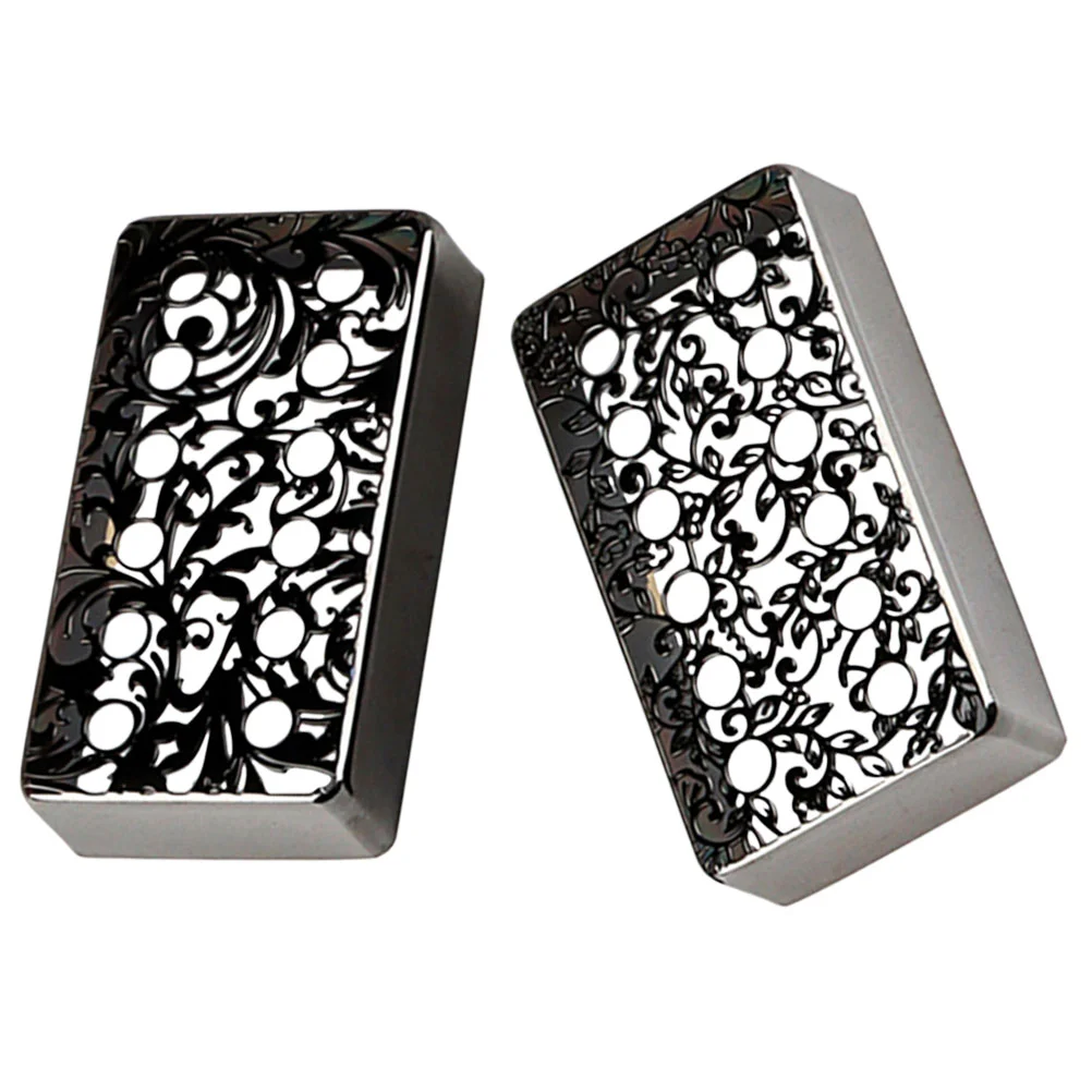 

Electric Guitars Pickup Cover Brass Humbuckers Cover Vintage Guitar Pickup Frames Protections Cover Guitar Accessories