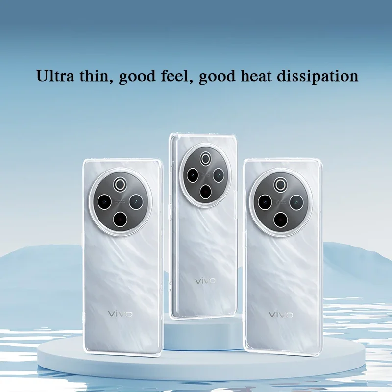 Soft Transparent Silicone Shockproof Cellphone Case - Clear TPU Cover