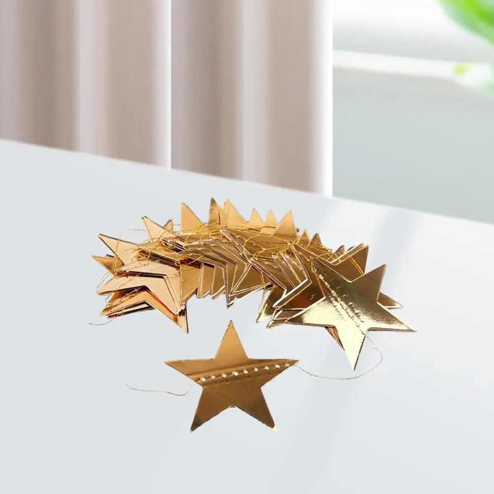 

Star Flag Exquisite Star Flag Garland for Home Party Decoration Happy Birthday Party Baby Shower Wedding Wall Hanging Decor Easy