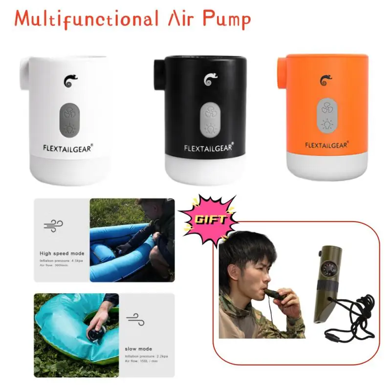 

Портативный воздушный мини-насос Max Pump 2 Pro 4 в 1, электрический насос с USB-зарядкой для сна, матрас для кемпинга