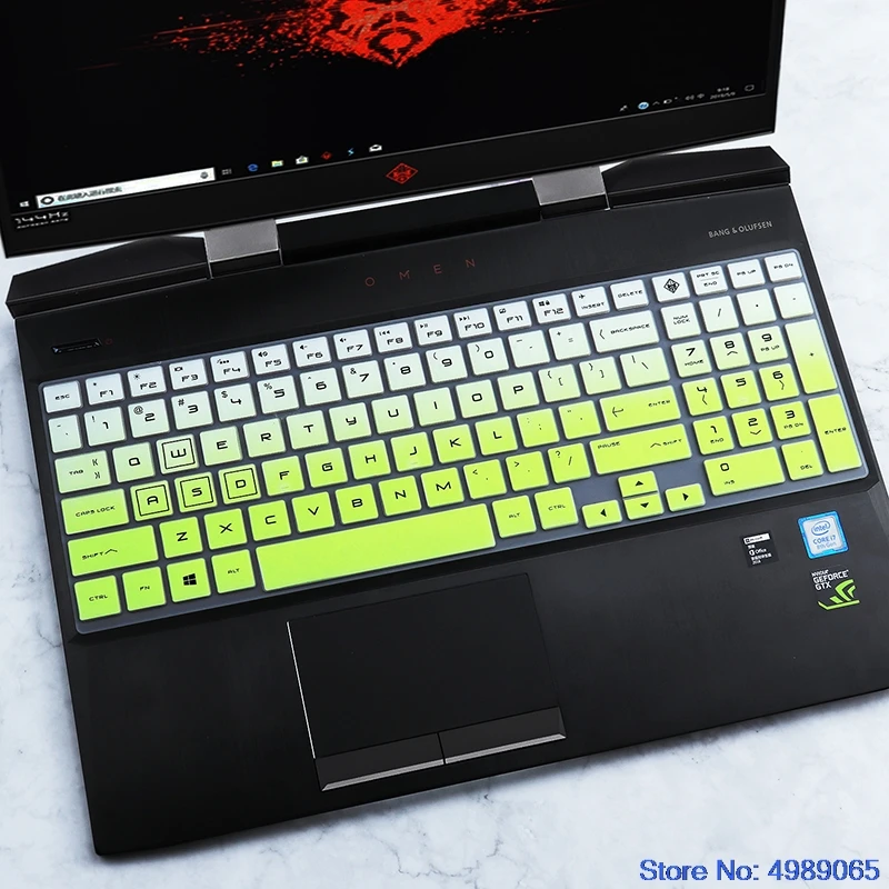 Keyboard Cover Skin For Hp Omen 15 15-Dh1011tx 15-Dh0006nt 15-Dh0015ntx 15-Dh0111tx Dh0003la 15-Dh Series 15.6'' Laptop