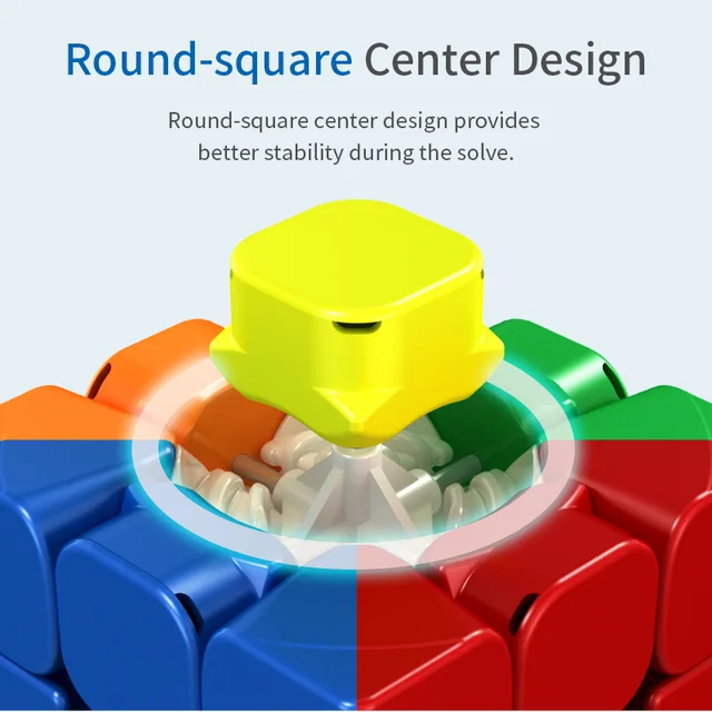 [Picube] MoYu RS3M2020 3x3 Magic Speed Cube RS3M Maglev 3x3x3 Magnet Speed Puzzle Educational Toys Meilong speed cube puzzle 5