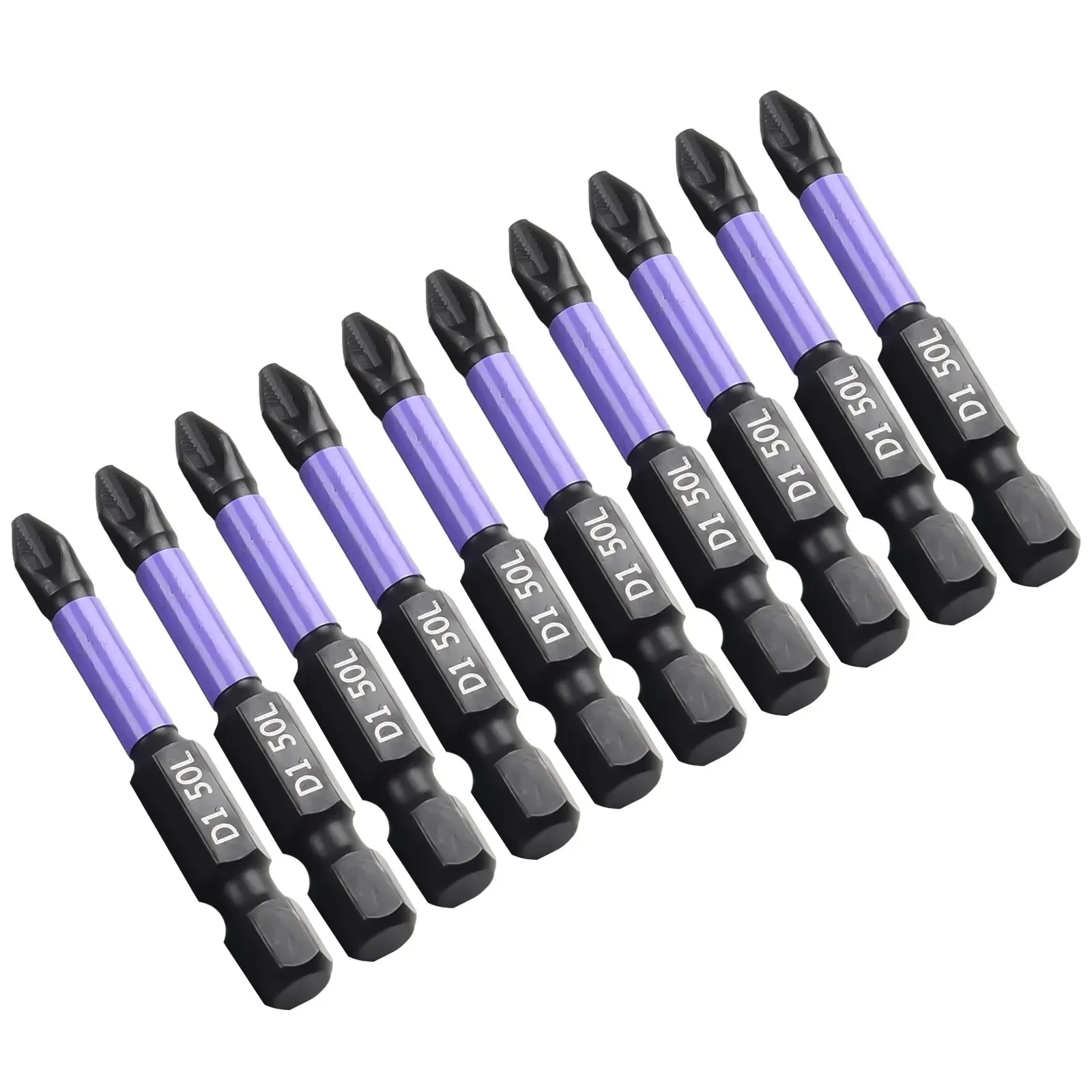 PH2 Cross Screwdriver Set Magnetic Batch Head Hardness Impact Drill Bit Non-slip Screwdriver Hand Tools 25/50/65/70/90/150mm screwdriver set