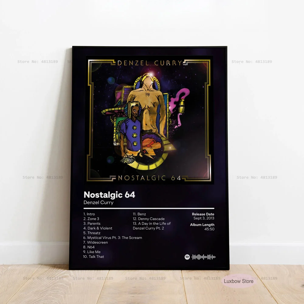 Denzel Curry Zuu Music Album Cover Poster Canvas Print Home Decoration  Painting ( No Frame ) - AliExpress