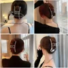 Hairpin Clip with Ponytail for Girl Exaggerated Women Creative Claw Zinc Alloy Metal Jaw Clips 6