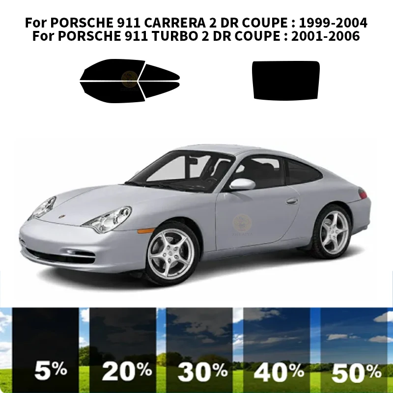 

Precut nanoceramics car UV Window Tint Kit Automotive Window Film For PORSCHE 911 CARRERA 2 DR COUPE 1999-2004