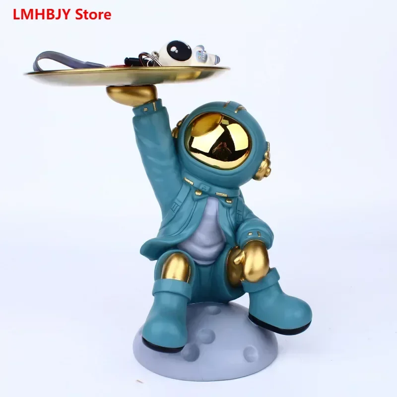 

Nordic Creative Astronaut Living Room Wine Cabinet Ornaments Living Room TV Cabinet Sofa Side Entrance Storage Home Decorations