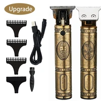 RESUXI JM-700A Zero Gapped Professional Hair Trimmer Wireless Electric Haircut Kit Mens Clippers USB Stainless Steel 10W 1500mah 1