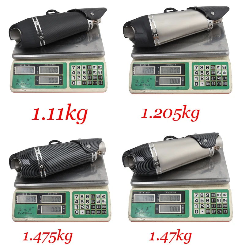 Universal 51mm Motorcycle AT2 Exhaust Muffler Pipe Stainless Steel GP Scooter Motorbike Pipe For GSXS750 R1 R3 R6 MT07 - Image 3