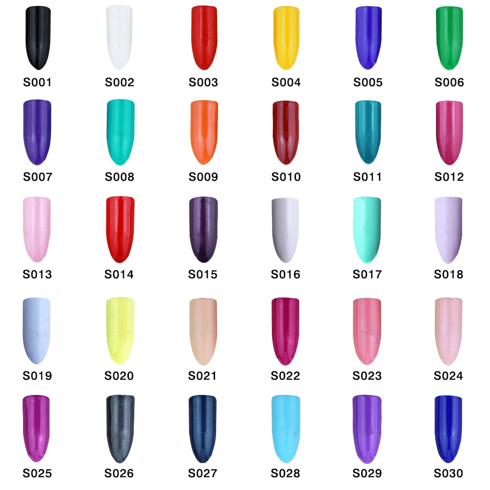 OPHIR 30 Colors Airbrush Nail Polish Gel for Airbrush Manicure UV LED Gel Alcohol Base 3 Step Nail Art Polish Gel S001-S030 ophir pro 12 colors airbrush nail inks 10 ml bottle acrylic water paint ink pigments airbrush nail art tool ta098 1 12