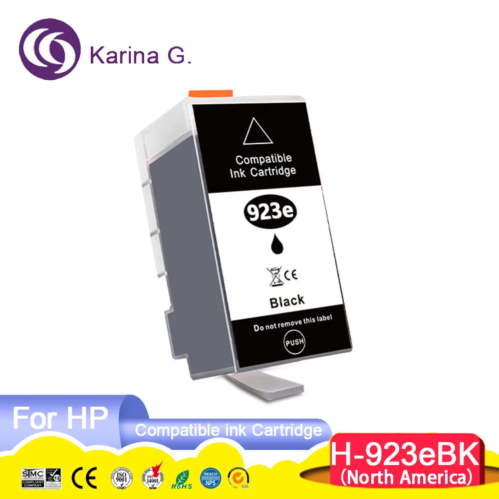 Karina.G For 923 923e Color Compatible Inkjek Ink Cartridge for OfficeJet Pro