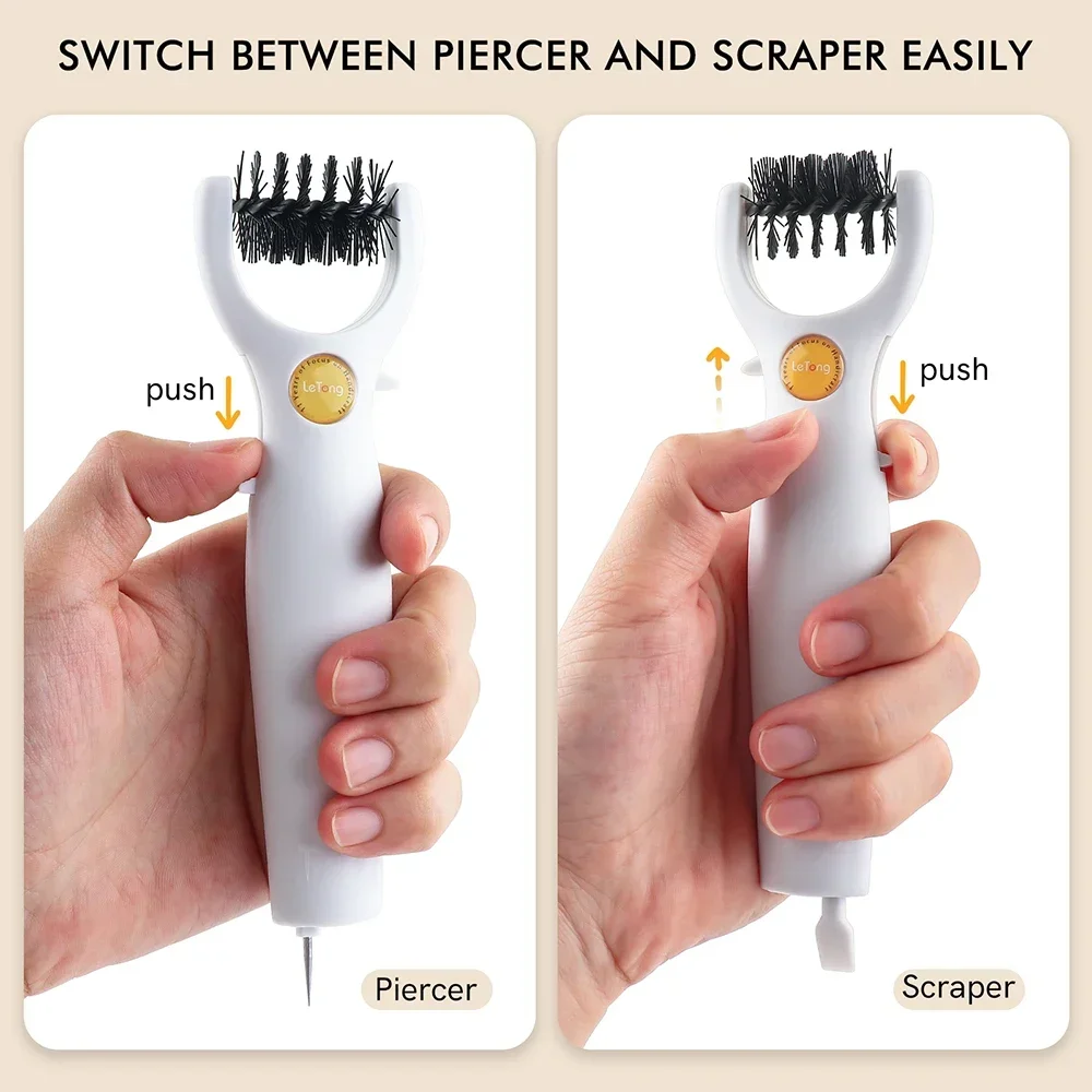 3in1 Die Brush & Die Pick Weeding Tools for Cutting Scrapbooking Excess Card Paper Making Brush Tool
