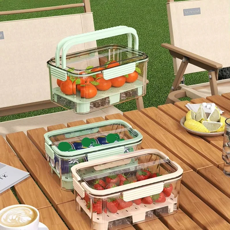 Insulated Outdoor Picnic Cooler Box Refrigeration Forbeverages Perfect Forcamping A