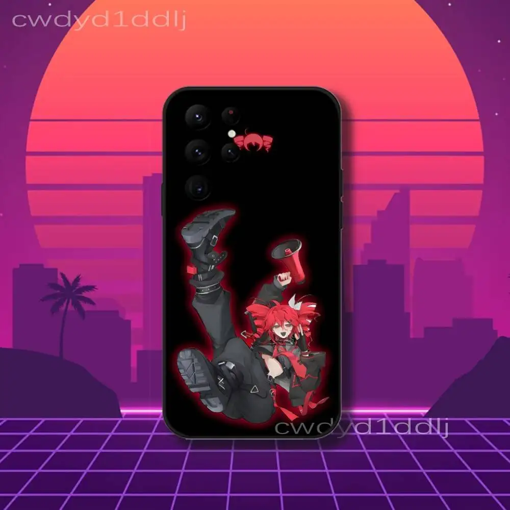 K-Kasane T-Teto Black Shockproof Silicone Phone Case