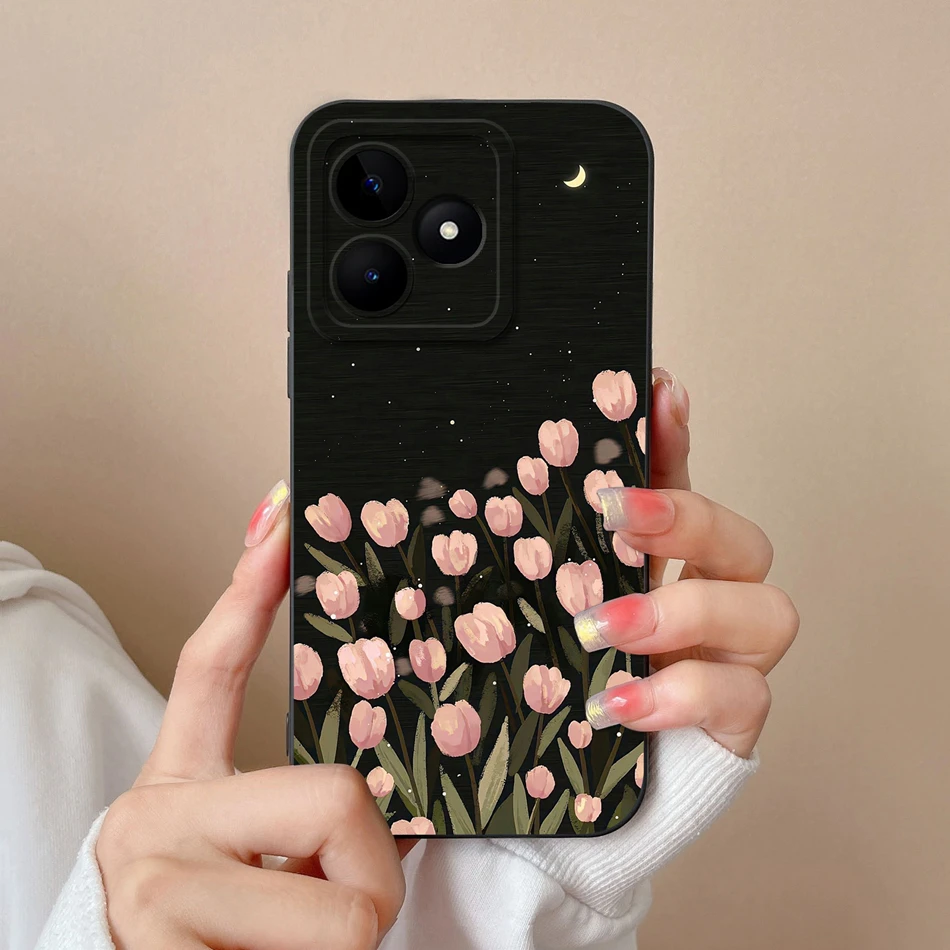 Cute Cat Soft Liquid Silicone Bumper Back Cover - Full Protection Phone Case