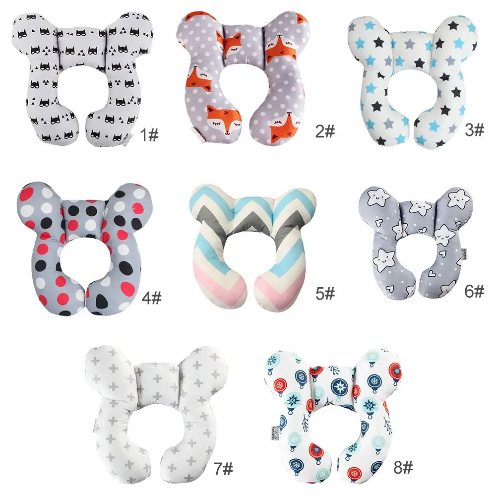 Children U Shape Neck Support Pillow Protective Travel Car Seat Head And Neck Pillow Headrest Head Protection Cushion 6