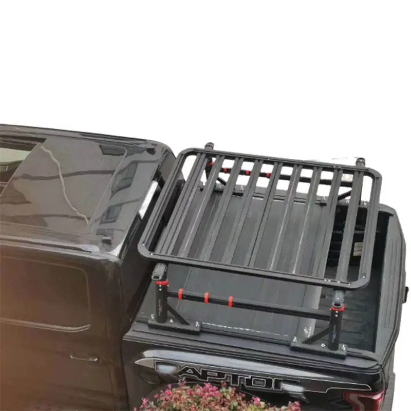 

Hot sale Universal Cargo Carrier Luggage Rack Aluminum roof rack for Hilux Nissan Patrol Y62 Jeep