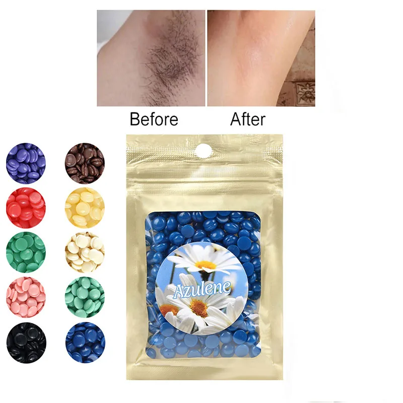 Hair Removal Wax Beans Painless Film Hard Wax Bean Hot Film Wax Bead Depilatory Skin Care Depilatory Wax Body Beauty Tool