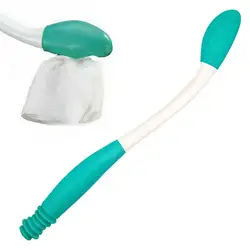 Long Handle Reach Comfort Bottom Wiper Self Wipe Assist Holder Toilet Paper Tissue Grip Self Wipe Aid Motion Assistance Helper