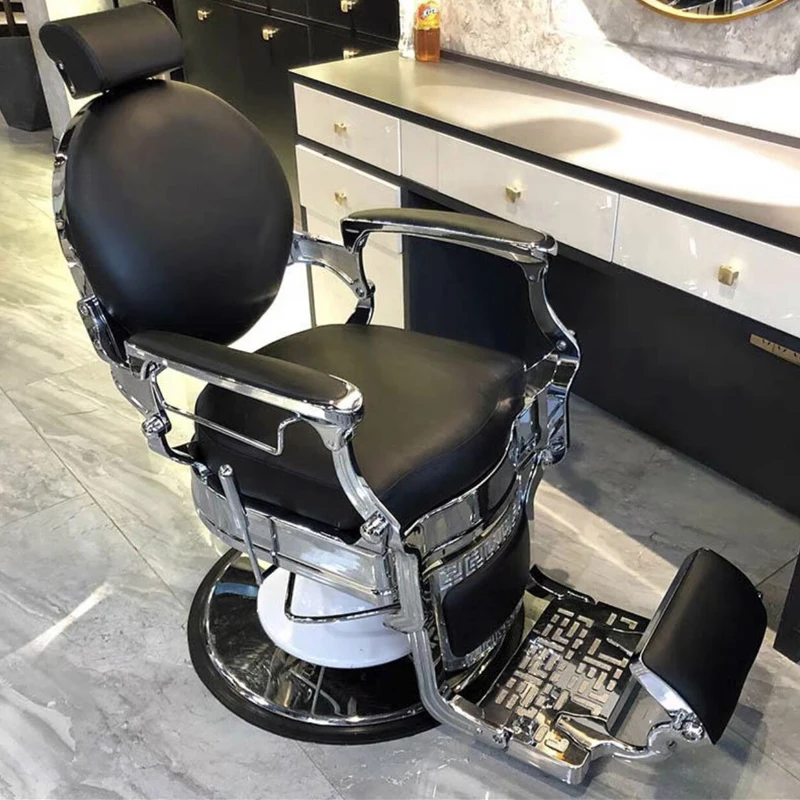 Professional Swivel Vintage Barber Chair Esthetician Reclining Manicure Hairdresser Spa Armchairs Facial Lounge Stuhl Furniture
