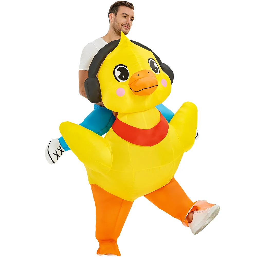 Adult Inflatable Costume Funny Inflatable Duck Chicken Suit for