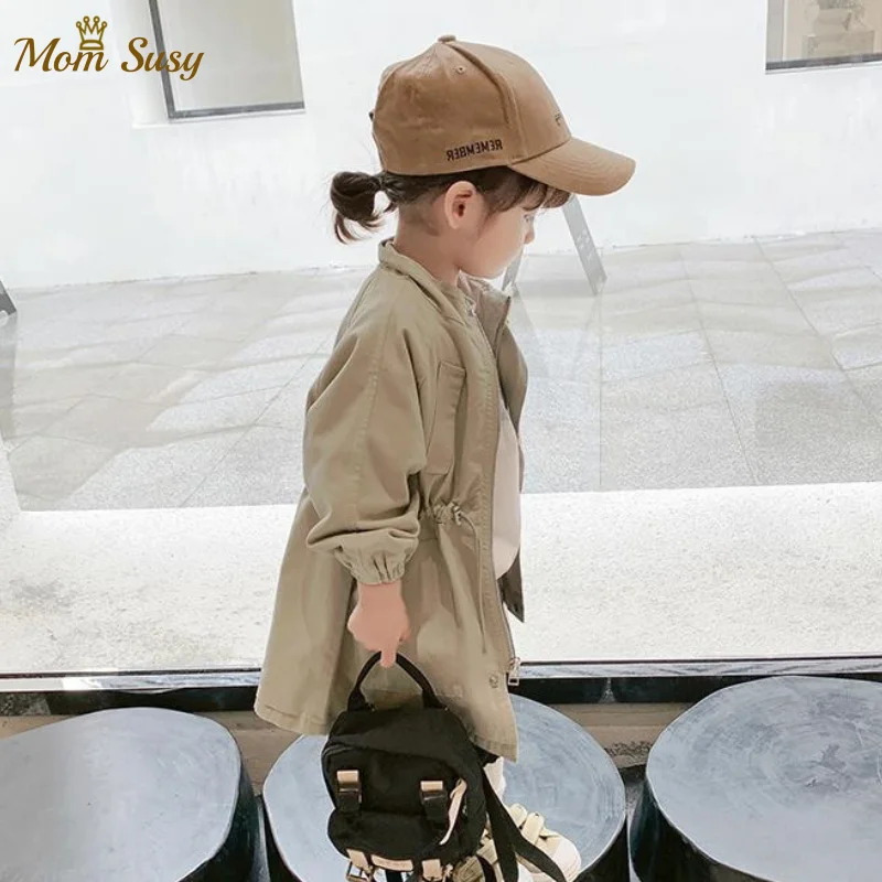 Fashion Baby Girls Boys Trench Cotton Long Kids Windbreak Jacket Spring Autumn Winter Warm Child Dust Coat Baby Outwear Clothes