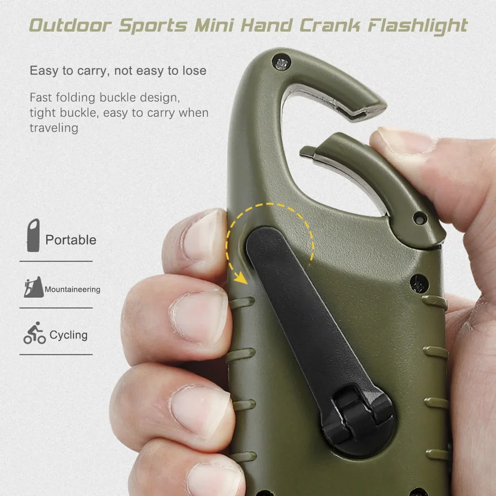 Solar Hand Crank Flashlight 4