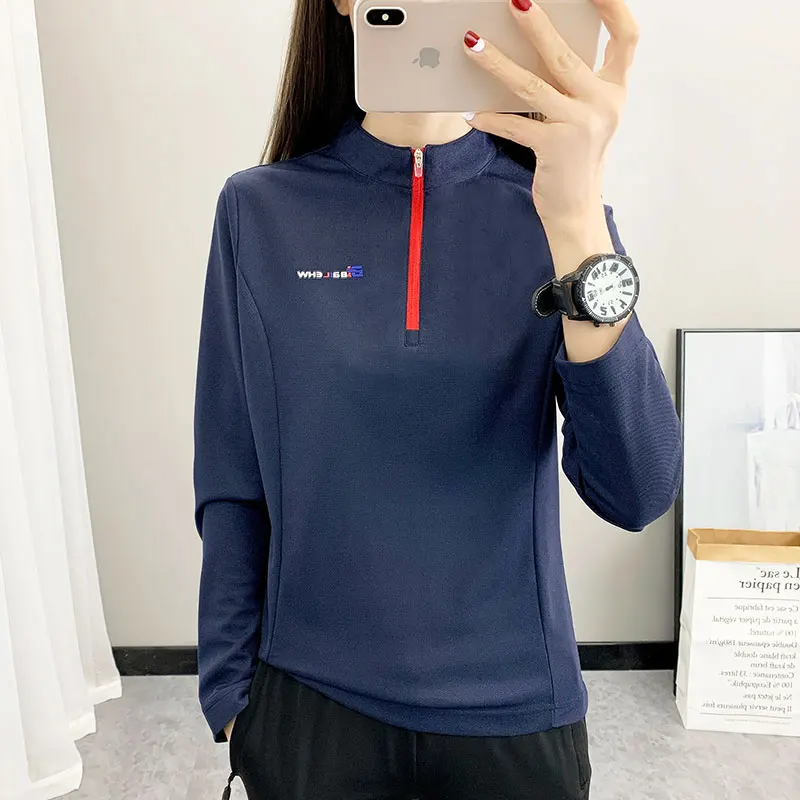 Spring Autumn Women Long sleeve T-shirts Outdoor Camping Trekking Sport Sun Protection Clothes Woman Long Sleeve Female Clothing