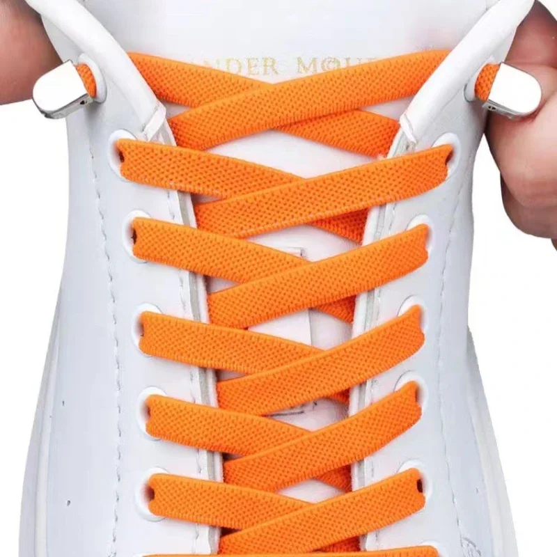 Elastic No-Tie Shoelaces for Outdoor and Leisure Sneakers - Quick and Easy Solution for Kids and Adults