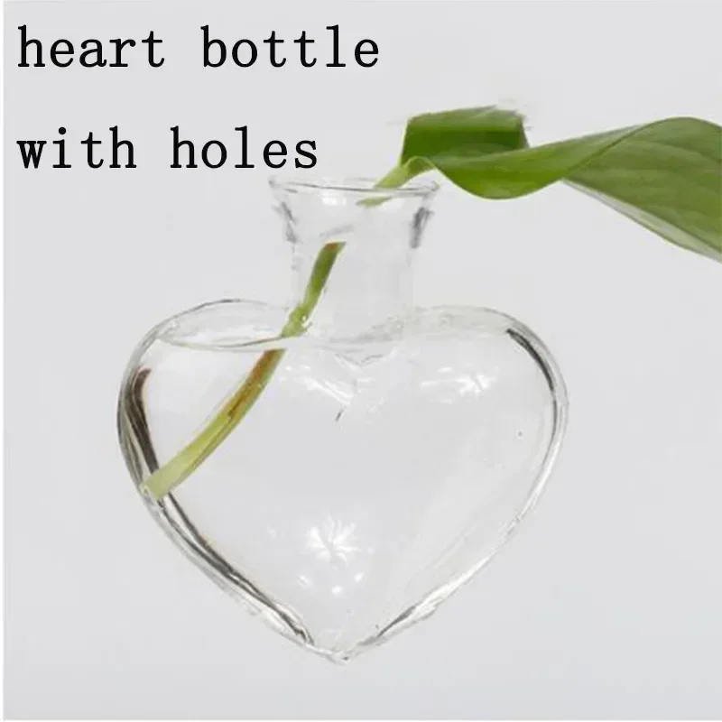 Replacement Vases Glass Bottle Accessories Home Decor  Vases Hydroponics Flower Transparent Glass Container 6