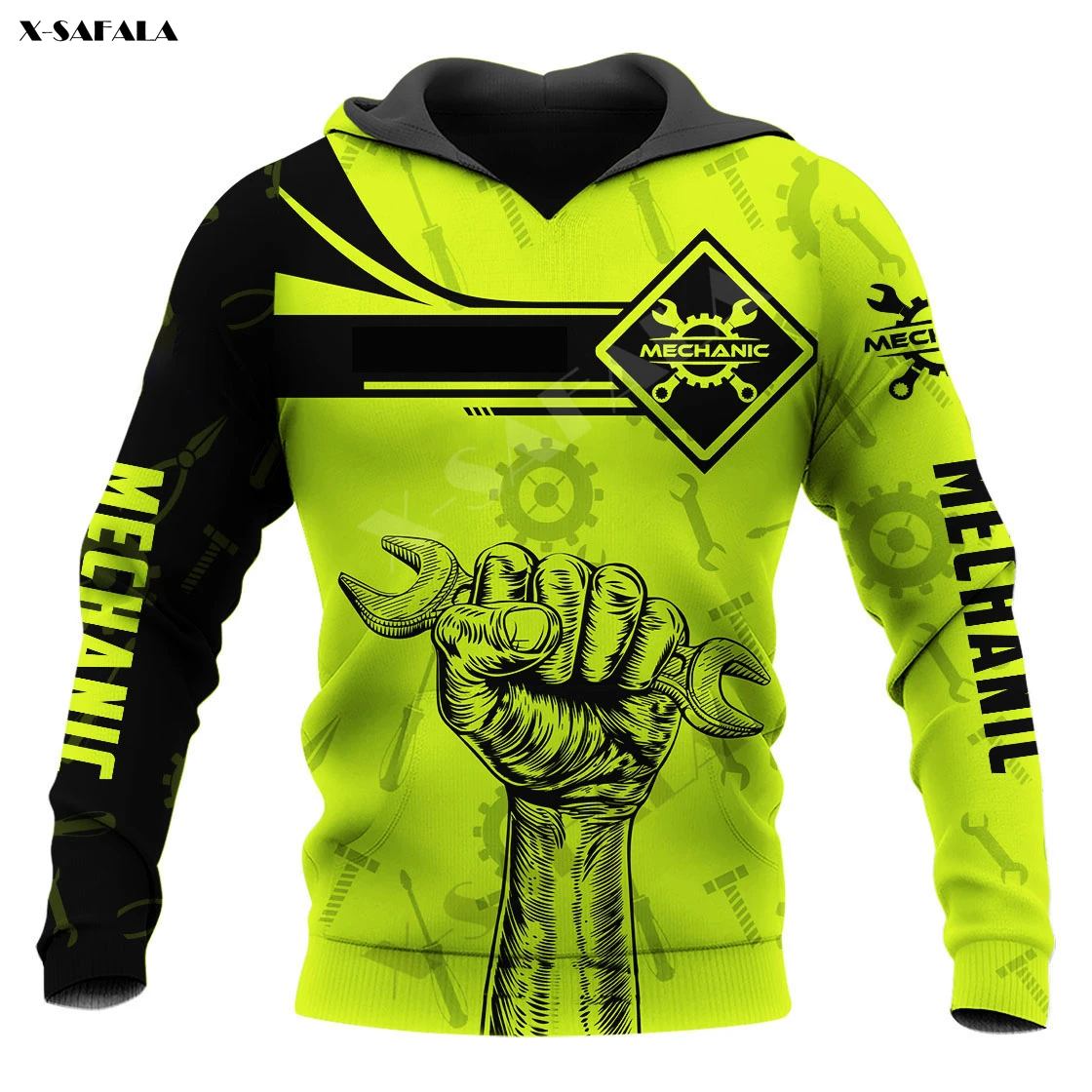 Heavy Equipment Operator Hoodies Sweatshirts Men Mechanic Cotton