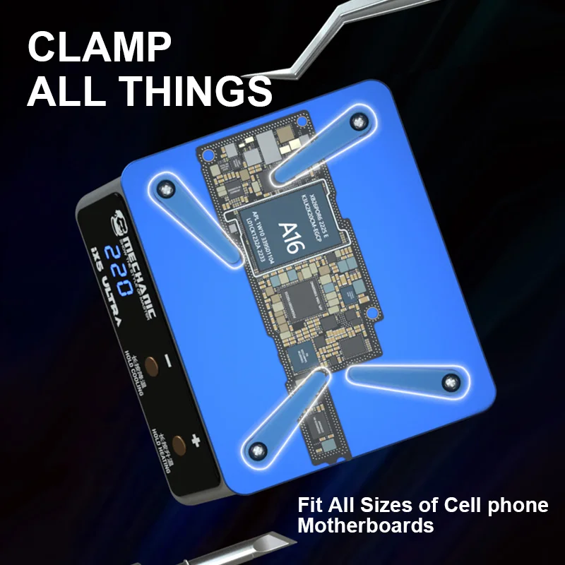 MECHANIC iX5 울트라 범용 예열 플랫폼 휴대 전화 마더 보드 라미네이팅 Degumming 도트 매트릭스 수리 스테이션