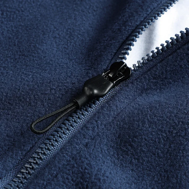Outdoor Sports Fleece Lined Thickened Men's Sweatshirt Casual Autumn Winter Tracksuit Jacket Training Set For Athletic Activitie